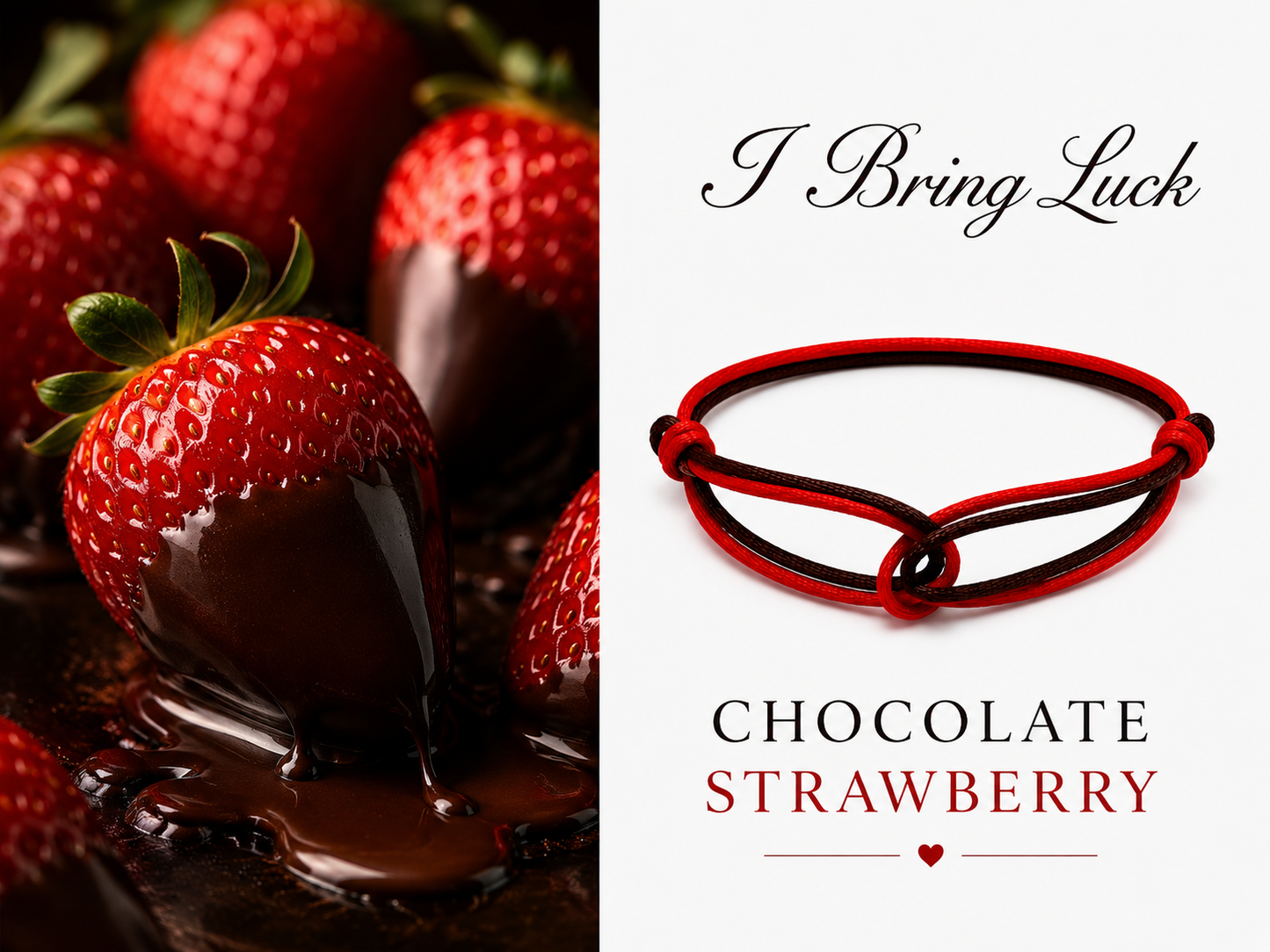 Chocolate Strawberry Bracelet