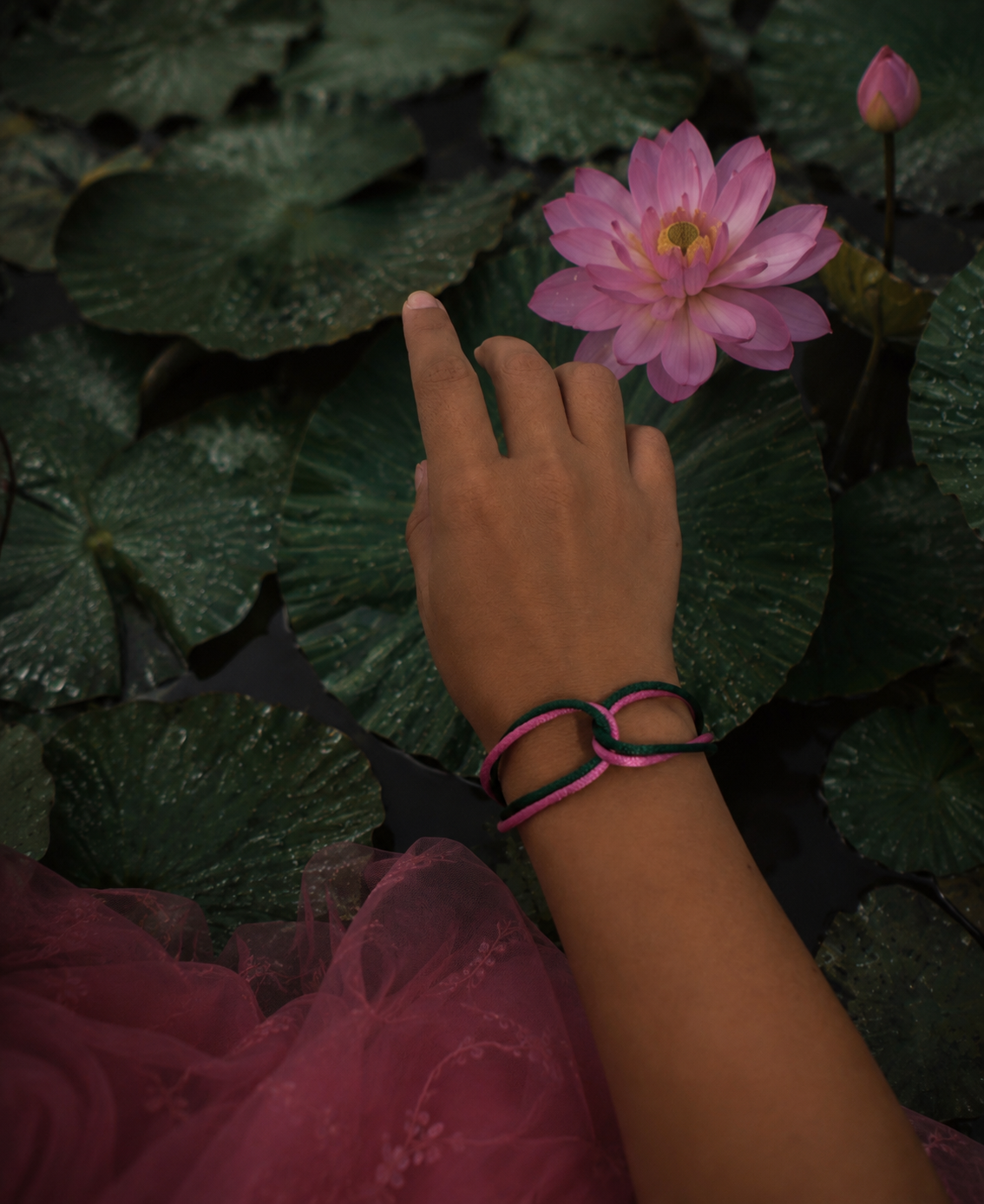 Water  Lilies Bracelet