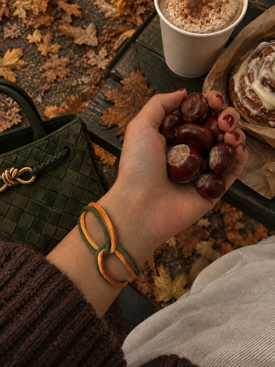 Crunchy Leaves Bracelet