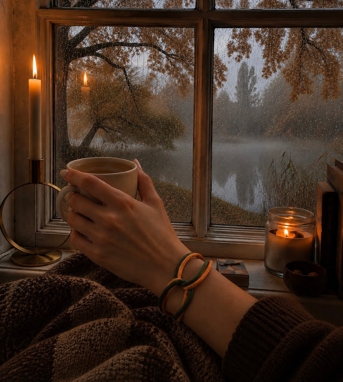 Crunchy Leaves Bracelet