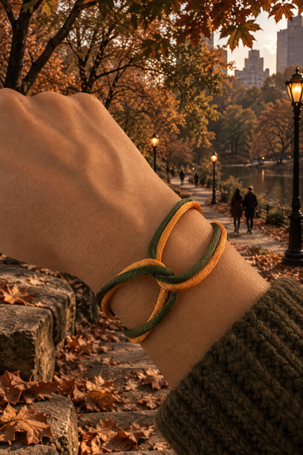 Crunchy Leaves Bracelet