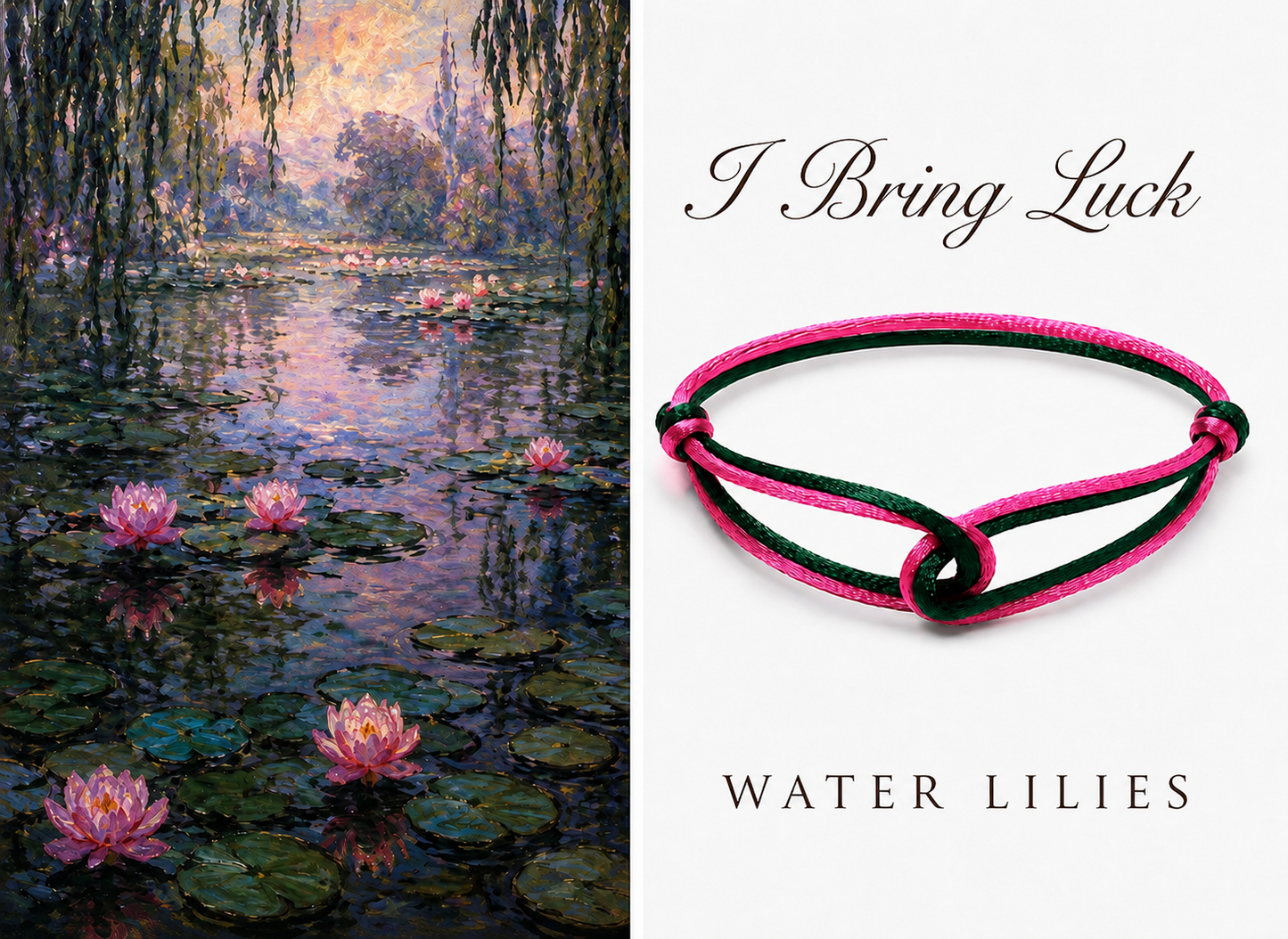 Water  Lilies Bracelet